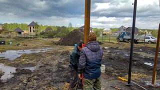 Заказать монтаж винтовых свай в Каменск-Уральский - цена под ключ с доставкой от 1845 шт